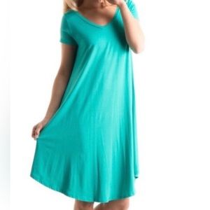 Beautiful Sea Blue Swing Dress-NWOT